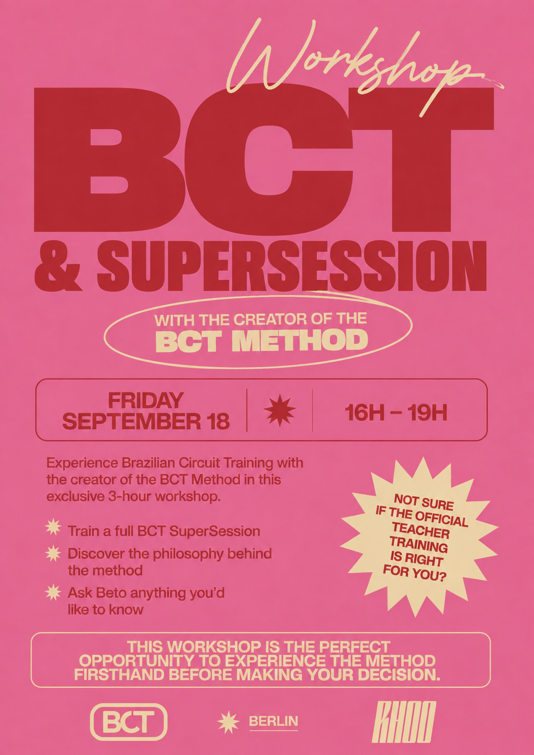 BCT WORKSHOP